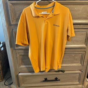 Columbia Men's Bright Orange Polo Shirt